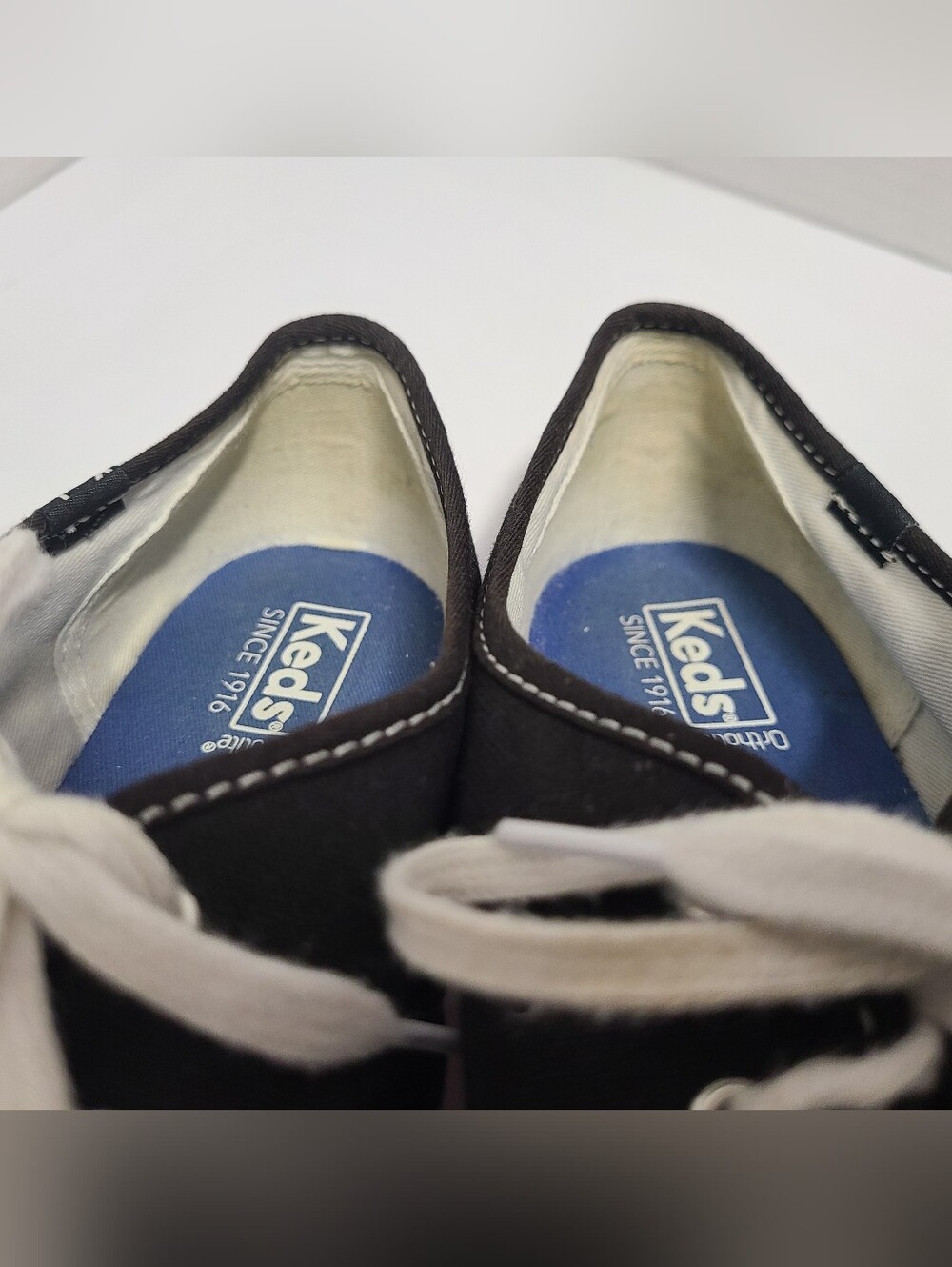 Keds Champion Originals Black Lace-Up Sneakers Sz 12W - Picture 10 of 13